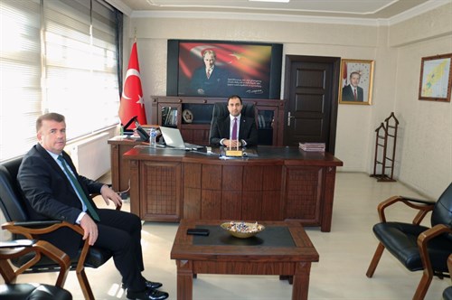 İl Milli Eğitim Müdüründen Kaymakamımıza Ziyaret